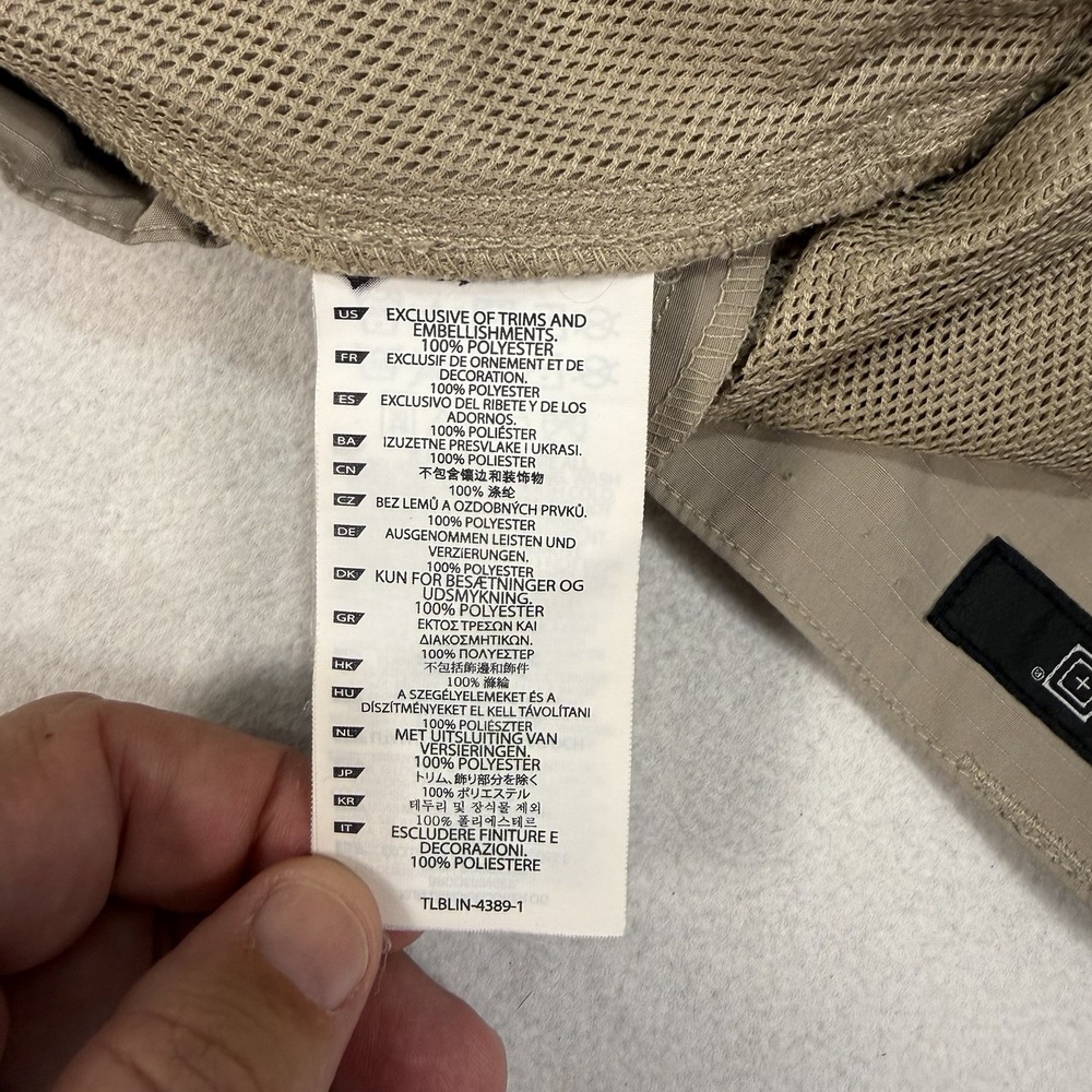 5.11 Tactical Fast Tac Ripstop Cargo Pants Mens 36x30 Beige Utility 74439 - Picture 5 of 6